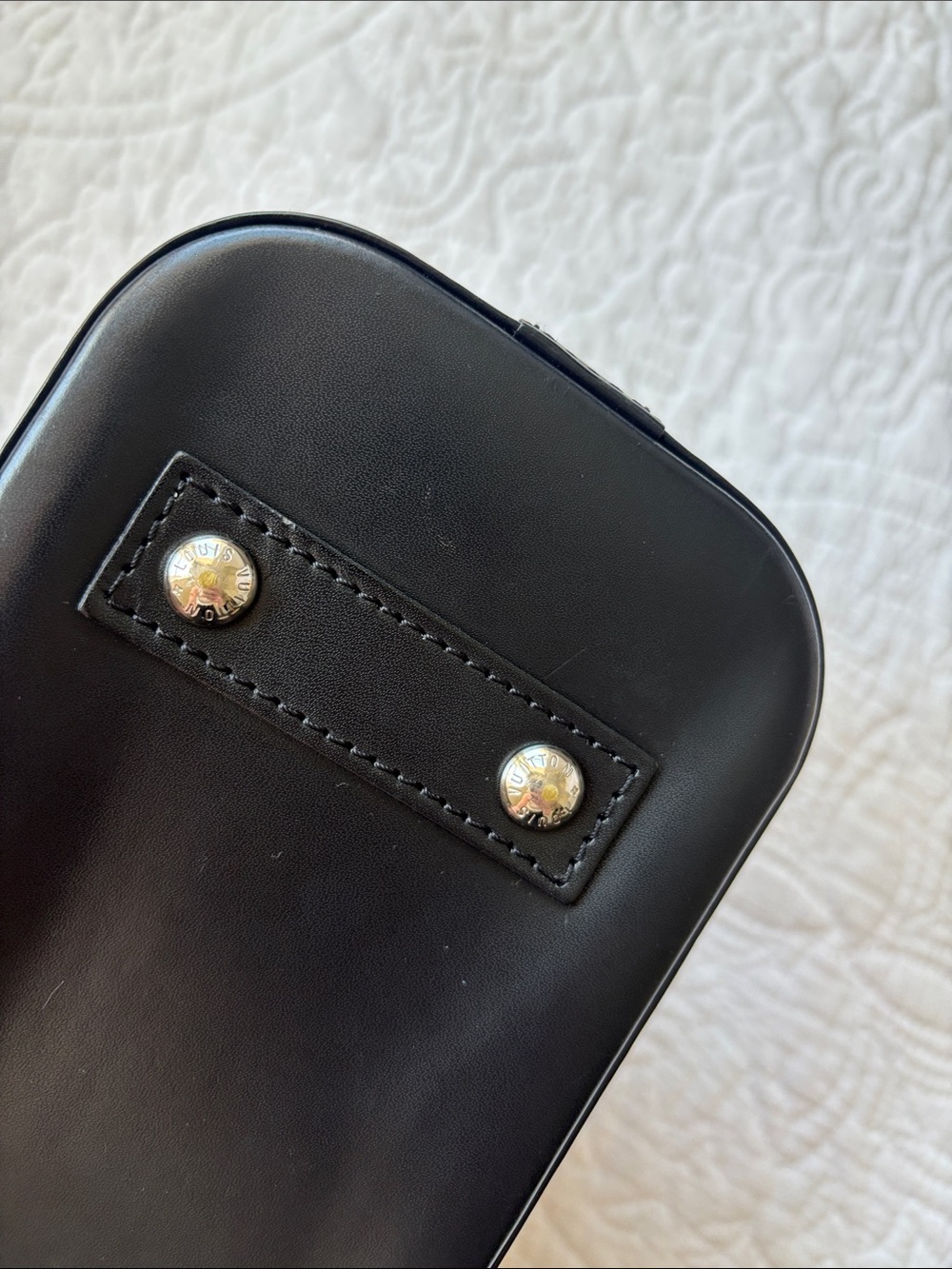 Louis Vuitton Black Epi Alma BB with Strap and Dust Bag - Picture 7 of 14